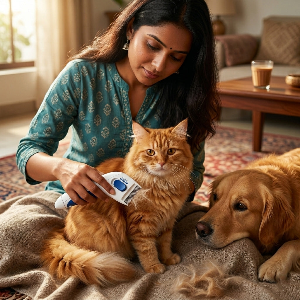 PetGuard Electric Flea & Lice Comb for Dogs & Cats